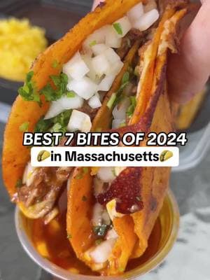 It was so difficult to narrow down this list but these are some memorable bites around MA (mostly based around Boston but some outside of it) that I would 100% visit again! Listed in no order is: 🌮The birria tacos at La Fonda St in Brighton - hole in the wall with tasty, cheesy, & flavorful birria tacos. Around $12 for two which is the perfect amount for me.  📍1620 Commonwealth Ave, Brighton, MA 02135  🥩Mi Pueblito in East Boston - Mexican & Salvadoran restaurant with meat plates - I like the steak. I also get the pork & cheese (or just cheese) pupusas here. The drinks look good too! 📍333 Border St, East Boston, MA 02128 🇯🇵Izakaya Ittoku in Cambridge, MA - I’ve mentioned this place before but it’s a great spot to grab drinks and share some Japanese small plates with friends. I get the yakitori (skewers), chicken karaage, & okonomiyaki 📍1815 Massachusetts Ave, Cambridge, MA 02140 🌟Nubian Markets - part grocery store, part cafe, & butcher, I really enjoyed the food selection that is already cooked. The crispy chicken is tasty, and I liked the peri peri chicken too  📍2565 Washington St, Boston, MA, 02119 🍜Yume Ga Arukara in Seaport Boston and Porter Square Cambridge - I’ve talked about this place a few times already but i love that it is CONSISTENTLY good. I only get the spicy cold niku udon (beef) no matter what season it is 📍1815 Massachusetts Ave, Cambridge, MA 02140 🌯Mediterranean Turkish Cuisine in Framingham, MA - The meat was seasoned well and filling. I got the wrap but the platters look good too 📍969 Concord St, Framingham, MA 01701 🐟Lookout Tavern in Oak Bluffs, Martha’s Vineyard - i was never a big fan of fish and chips before this place. The fish was crispy & fresh and had a lot of flavor  📍8 Seaview Ave, Oak Bluffs, MA 02557 Other places I enjoy (and have some clips of in the video) include: 📍Birdie’s Hot Chicken - a casual spot for some of the best hot fried chicken in the city! I love the seasoning they use here and there are a lot of spice levels 📍the Korean kimchi pancakes at the Westborough Korean Restaurant - very flavorful & crunchy, just a bit greasy tho 📍Life Alive - I like the Mexicali Tostada bowl and smoothies here. It’s also a nice spot to catch up with friends  📍Berryline - my fav frozen yogurt! I always eat this when I’m in Harvard Sq  🌮Follow @thebostonfoodie for more! #bostonfoodies #bostonfood #massachusettscheck #massachusettstiktok #massachusetts #newengland #bestfood #birriatacos #sachaeats 