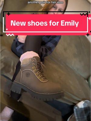 I got Emily some new shoes  #shoes #boots #footwear #Hiking 