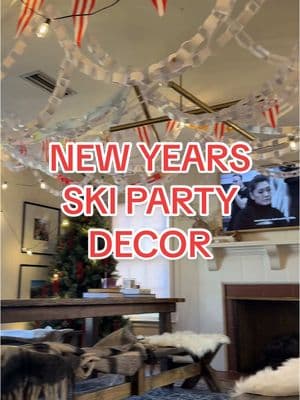 Carter came up with this theme and I think it’s our best yet #newyearseve #newyearseveparty #newyearsevevlog #nyeparty #nyepartyideas #nyepartydecor #apresskiparty #apresski #skiparty #partydecorations #partydecorationideas 