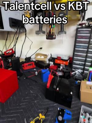 Talentcell batteries vs KBT batteries 24v #24v #battery #lifepo #litiumbattery #packs #audio #prints #speakers #boombox #subs #amps #12v #galeforce 