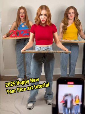 did 2025 turn to rice at the end? 🥳🎉 #2025 #happynewyear 