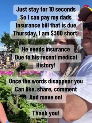 My dad has worked hard for everything he has! 18 months ago his life was changed forever when a before very established man lost everything due to a medical emergency that almost took his life but ended up taking part of his foot. He lost his job in July of 2024 and has blown through his savings due to his piling debt from being unable to work his usual hours. My husband and I have taken on all his bills due to issues with unemployment and I NEED to make his insurance payment this week so he doesn’t have a laps on coverage!  #christmastiktok #help #daddysgirl #dadoftheyear #dadsoftiktok #dadtok #newyearseve #newyearsresolution #family 