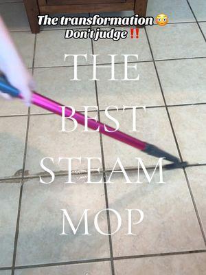 Woah, the transformation. #steammop #cleaning #groutcleaning #deepcleaning #springcleaning #beststeammop #mopping 