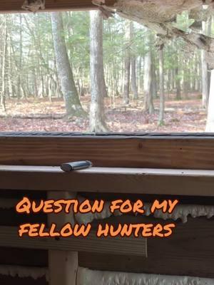 Who uses phones? Who doesn’t? What do you do if you don’t? #HintingQuestions #HuntingAdvice #Hunting #DeerBlind #LateArchery 