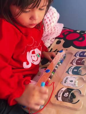 We love this magnet board! #magnet #toddlerfinds #learning #magneticcolormaze 