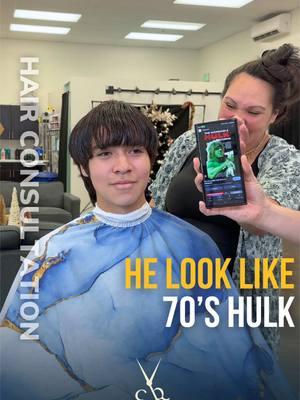 Mom referred to him as the old Hulk 😂. He walked in with a hairstyle reminiscent of the old Hulk. His previous haircut left too much bulk without thinning, making his hair grow like a bowl. He requested a textured fringe with a taper, and here is the result—he's ready for new year 2025 🎊 #hairtransformation #barber #hawaiibarber #hairstyle #cambarber #menshairstyle #asianhairstyle #transformation 