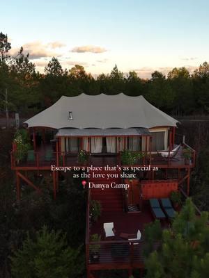 A peaceful retreat at Dunya Camp with the one you love is a reminder of the simple joys—quiet moments, breathtaking sunsets, and time spent truly connecting. #dunyacamp #luxurytravel #glamping #northgeorgiamountains