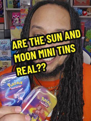 Are These Pokemon Sun And Moon Mini Tins Real? #pokemoncards #pokemon #pokemontcg #pokemonsunandmoon #pokemontiktok #mew #pokemoncommunity #pokenews #pokemonfan #poketok #pokemontcg 