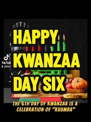 🟥⬛️🟩🕯Wishing you a creative Kwanzaa on the 6th day of Kwanzaa. The 6th day of Kwanzaa is a celebration of Kuumba (Creativity) To do always as much as we can to leave our community more beautiful and beneficial than we inherited it.🕯🟥⬛️🟩 The Seven Principles of Kwanzaa https://nmaahc.si.edu/explore/stories/seven-principles-kwanzaa Why We Celebrate Kwanzaa https://whyy.org/articles/philly-museum-celebrates-the-spirit-of-unity-on-the-first-day-of-kwanzaa/ 🟥⬛️🟩BlackFactsMatter🟥⬛️🟩 💯This group is dedicated to the sharing of Black Facts, Black Truths, Black Positivity, and the growth of Black Education across the world.💯  📢👥Join The Group👥📢 📢✔Like The Page✔📢 📢💲Donate To Help The Group's Cause💲📢  Links To Social Media/Donations To BlackFactsMatter: https://linktr.ee/BlackFactsMatter  #BlackFactsMatter #BlackLivesMatter #BlackHistoryMatters #BlackIsBeautiful #LiftBlackVoices #LiftBlackStories #Black #Facts #Matter #History #BlackHistory #fundraiser #AfricanHistory #photography #Share #Ancestry #Ancestors #Africa #BlackOwned #Kwanzaa #PanAfrican #Educate #College #AncientEgypt #BlackAndWhite #BlackWallStreet #BlackMen #BlackGirlsRock #Afropreciation #AfricanCivilizations