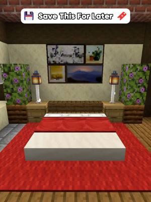 Easy Minecraft Bed Idea 🛌 #minecraftinterior #minecraftbuildhacks #minecraftbuilding #minecraftideas #minecraftdesign
 🎵 Music Courtesy Of Mojang Studios