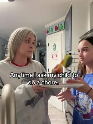 I can’t argue with that #child #MomsofTikTok #momlife #chore #nope #girlmom #minime 