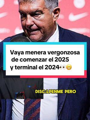 Vaya menera vergonzosa de comenzar el 2025 y terminal el 2024👀😬#fcbarcelona #cules #barça #futbol #viscabarca🔴🔵 #deportesentiktok 