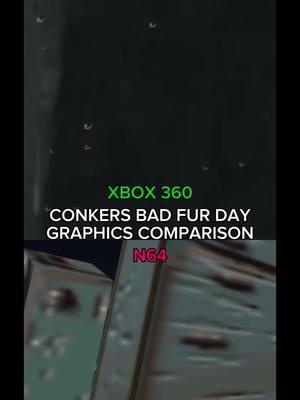 Conkers Bad Fur Day D-Day scene original graphics vs remastered #fyp #viral #gaming #conkers #dday #conkersbadfurday 