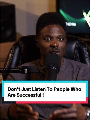 Don’t Just Listen To Successful people  #inspirationalthoughts #Inspiringothers #LifeAdvice #foodforthought #successmindset #murphmagic 