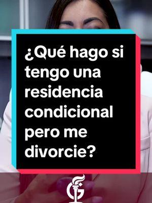 ¿Qué hago si tengo una residencia condicional pero me divorcie?  Si, puedes pedir tu residencia permanente si te divorciaste de tu conyugue ciudadano americano. Debes consultar con un abogado de inmigración, llamanos y podemos ayudarte! #abogadadeinmigracion #imigracion #inmigracionEEUU #abogadagalan