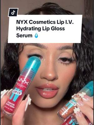 #nyxcosmeticspartner The wet shine, color pay off, and light weight formula of the @NYX Professional Makeup Lip I.V. Hydrating Gloss Stain will leave you speechless 💧 Shades swatched in order: Berry Thirsty Espresso Soak Hydra Honey #nyxcosmeticsfam #lipivhydratingglossserum #lipstain #wetlipgloss #lipproducts #lipswatch #fyp #foryoupage