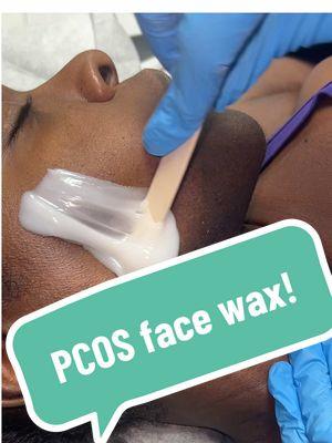 PCOS face wax with Bushbeads wax by  @Bushbalm Professionals 🤍🤍 This is definitely the MVP wax of 2024! 💪🏾😍 #fyp #pcos #wax #esthetician #estheticianlife #foryoupage #pcosawareness #trending #viralvideo 