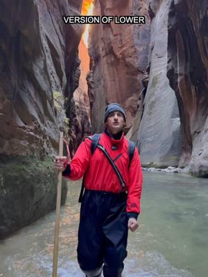 Most Iconic Adventure Hike in the US! #zion #thenarrows #utah #Hiking #hiketok #nationalpark 