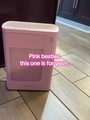 Pink air purifier whaaaat?! #pink #girliegirl #airpurifier #cleanair #tiktokshopping #TikTokShop #newyearnewaura 