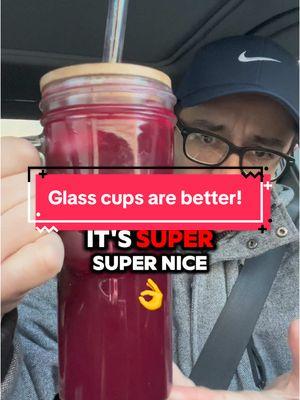 Glass cups > Plastic cups #glasscup #microplastic #healthy #detox