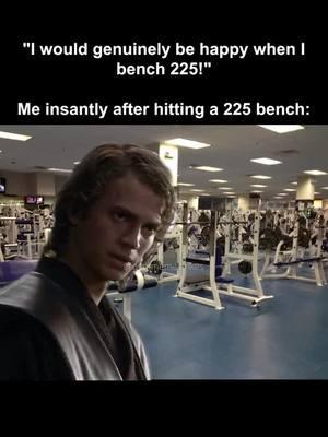 I'll never be satisfied. #gymmeme #gymmemes #gym #fitnessmemes #bodybuilding #Fitness #fitnessmeme #gymfunny #workout #gymhumor #GymLife #gymhumour #bodybuildingmemes #liftingmemes #gymfails #bodybuildingmeme #memes #gymmotivation #gymtime #funnygymmemes #gymmemesofficial #fitnessmotivation #workoutmemes #workoutmeme #gymjokes #meme #fitmemes #motivation #liftingmeme #gymlover @gymmemesjokes (TT)