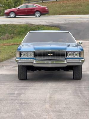 For Sale! 74' Impala, 6.0 LS Swap, 26" Forgiatos with Matching Steering Wheel, 3 15" Subs, $28,300. Call or Text 270-218-0866 for more info! #donk #oldschool #Is #forgiato #6s #Isswap #cammed #subs #capcut