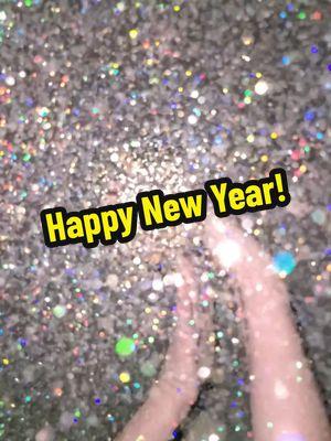 Happy new year! 🥳 Let's welcome 2025 with open arms. ✨️🎆💫🎉 #happynewyear #abba #welcome2025 #celebrate #glittertok #fallingglitter #glitterbrush #satisfying #havingfun #fypシ 