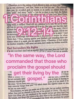 1 Corinthians 9:12-14 #1corinthians #1corinthians9 #paul #paultheapostle #bible #bibletok #fyp #wordofgod #godsword #christian #christiantok #thewordofgod 