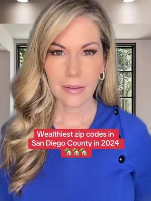 Here they are. Wealthiest housing zip codes in #sandiegocounty in 2024. Hashtags • • • • • #sandiego #sandiegorealestate #realestatenews #sandiegorealtor #sandiegorealestateagent #sellingsandiego #californiarealestate #realestatereporter #sandiegocounty #sandiegohousing #poway #powayrealestateagent  #rent #housing #housingnews #sandiegolistingagent #sandiegoluxuryrealestate #SanDiegoluxuryrealestateagent #carlsbad #carlsbadrealestate #CarlsbadREALTOR #PowayREALTOR #encinitas #encinitasrealestate #encinitasrealestateagent #encinitasrealtor #money #moneyexpert 