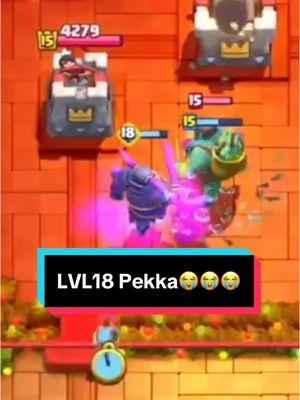 Lvl 16,17,18 Pekka 😭😭😭 #ClashRoyale #RoyalChef #streamhighlights #pekka #evo