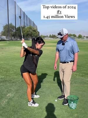 Top videos of 2024 number 1 with 1.45 million views #golftips #golftiktok #golftipsforyou #golf #golfswingtips #golfswingcoach #golfswing #golfswincoach #golfschool 