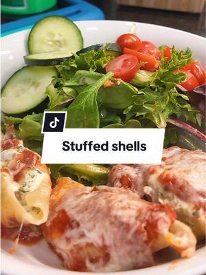 #stuffedshells for our anniversary dinner!!! #chefleh #easydinner #romanticdinner 