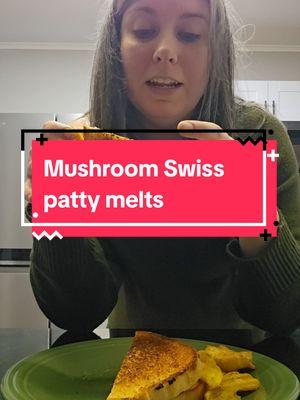 #mushroomswiss #pattymelt #burger #burgertok #cheeseburger #tennesseemamacooks #recipesoftiktok #DinnerIdeas #whattocook #weeknightmeals #newyearseve 