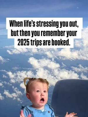 🌎✈️ The ultimate stress relief? Knowing your next adventure is already on the calendar! Who else feels their worries melt away thinking about their 2025 trips?  Hit that share button if this is you! 😌🌤  #TravelRelief #2025Ready #AdventureAwaits #StressFreeTravel #FutureTrips #TravelPlanning #Wanderlust2025 #VacationMode #BookedAndBusy #Travelgram #InstaTravel #FutureTrips #TravelCommunity #ExploreMore #SeeTheWorld #TravelTheWorld #TravelAddict #TravelBugs