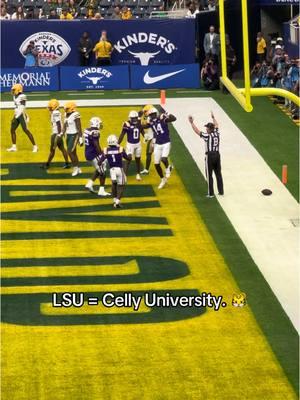 Yk i had to pull up to the Texas Bowl and support the Tigers. ✍🏽💜 #ŁÏT🔆 #liliceteam #lsu #dance #tripout #louisiana #lsutigers #football #houston #texasbowl #CollegeFootball #cfb @Trey'Dez Green 