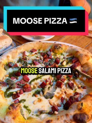 This was one of the most unique pizzas I’ve ever tried in my life. Estonia is seriously underrated when it comes to food. #estonia #estonian #moose #pizza 