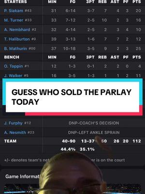 Tyrese Haliburton WILL NEVER BE ON ANOTHER PARLAY SLIP HIM AND THE Indiana Pacers are Sellers #nbaparlay #nbaparlaybets #tyresehaliburton #indianapacers #crazyshotjoshparlaymafia #nbaplayers  