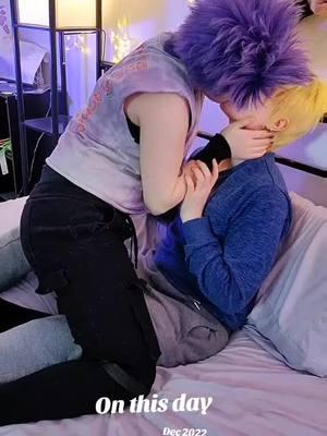 #onthisday Happy NYE lmao this never gets old 😂😂 #shinsou is @buriedaliens   #monoshin #shinsouhitoshi #monoma #mhacosplay #myheroacademia 