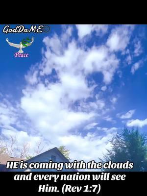 “HE is coming with the Clouds” (Revelations 1:7). Just look up. You’ll miss it if you’re always looking down. “Set your sights on things above, not on earthly things” (Colossians 3:2). Don’t worry about a thing. Just Breathe, Pray, Trust, and be grateful. God loves you and anyone who tells you otherwise, is a liar.  **THIS IS MY ONLY ACCOUNT. **I DO NOT Have a BackUp Account **I NEVER CHARGE FOR READINGS #theOMZone©️ #OMZoneWisdom©️ #AskDrME©️ #Peace #PeaceTalks #GodDrME©️ #Philautiology #friends #TheOZone #WinningWays©️ #ChakraTalkwithGodDrME #LovingME  #Mindfulness #EnergyMedicine #StressManagement #SelfMastery #CoExist #Empower #Empowerment #Peace #Gratitude #STEM #Meditation  #GuidedMeditation #Breathwork #SelfLove  #SelfCare #MindfulBeauty #ChakraHealing #Feedthechakras  #SelfHealing #Reiki #ReikiAngelic #VioletFlameGold #IntegrativeNRGselfhealing #ChakraSolMindfulMovement #AwakenedGodSelfWinnersCircle #MindfulDeepBreathing #PhilautiologySchoolofHigherLearning.org #digitalthoughtware.com #digitalthoughtware.online #InternationalCosmicBazaar #VioletFlame #Allrecipes #BreathewithME #CosmicConsciousness