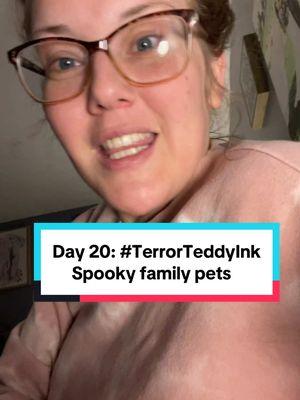 Replying to @Laura Lee I’ve been waiting a for this one to be drawn!! #TerrorTeddyInk #artistsoftiktok #freakyart #familypets #creepy #MomsofTikTok 