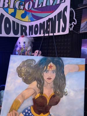 🎨 Wonder Woman painting is complete! RAFFLE ends tonight 12/31 at midnight pst‼️ 24x30 canvas 🖼️  Come check it out ..I stream daily on the Bigo Live app @BigoLiveUSA so make sure you download it and follow me on ID: ashma.baybee  To enter the raffle tune in to my live stream and send 1k 💎 equivalent to a $20 recharge through the website m.bigopay.tv Or you can send a “dragon bubble gift” worth 400💎 for 1 entry and the chance to win up to 100 entries 🫧 Winner will be announced in a live drawing tomorrow Jan 1st at 6pm pst so see y’all on Bigo Bigo💃🏽 DM me for any custom art work 🖼️🥰 #wonderwoman #dccomics #wonderwomanart #bigolive #artwithcubanese #oilpainting #painting #marvel #marvelcomics #dcuniverse #wonderwomancosplay 