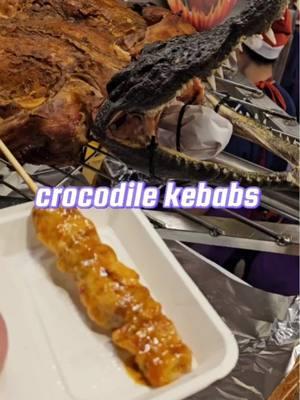 Happy new year 🎉  **Surprise food in thailand #thailand #crocodile #kebab  #Bangkok #food #thailand 