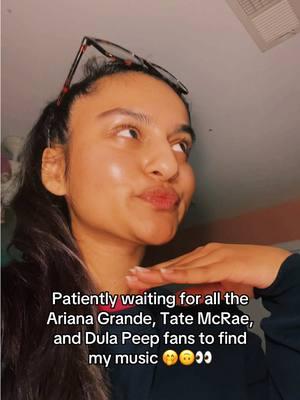 PATIENTLY WAITING…. 😋😋😋 where are my Ari, Tate and Dua lipa fans?! #arianagrandefan #dualipafans #tatemcrae #darkpopmusic #dancepop #popsinger #popmusician  Dark pop / dance pop / pop musician / pop singers / dark pop music