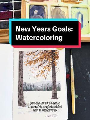 New years goal: watercoloring!! #art #artist #paint #painting #watercolor #watercolorart #watercolorpainting #artinspo #artinspiration #newyear @Artistro 