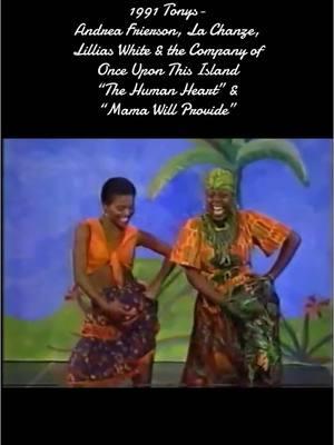 TONYS TUESDAY #tonyawards #onceonthisisland #thehumanheart #mamawillprovide #lachanze #lilliaswhite #andreafrierson #musicaltheatre #broadway #musical #tonystuesday #broadwaytiktok #fyp  🎥-CBS I Do Not Own This Video 