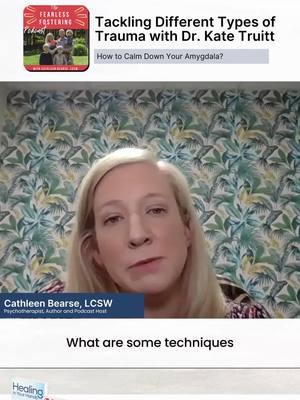 Many of us feel overwhelmed by stress and anxiety, leading to intense reactions from the amygdala. This struggle disrupts our daily lives, making it hard for us to concentrate and maintain relationships. Constant anxiety often results in frustration and a sense of powerlessness. My first book, Healing in Your Hands, teaches us how to partner with the brain using the havening touch® created by Dr. Ruden. This technique calms both the brain and body, acting like breath work for emotional regulation. 📌 Listen to this full episode with @fearless_fostering through the link in my bio. . . #drkatetruitt #askapsychologist #neuroscientistexplains #mentalhealthpodcast #mentalhealthspeaker #HealingJourney #stressmanagement #resilience #mentalhealthpodcast #traumajourney #healinginyourhands #emotionalregulation #neuroplasticity #anxietyhelp #selfhavening