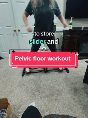 I am feeling the difference after 3 days! Super wasy to store, pelvic floor and thigh workout #pelvicfloorworkout #newbaby #postpartum #momexercises #thighworkout #momlife #postpartumworkout