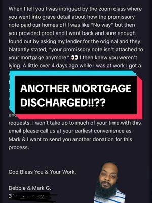 ANOTHER MORTGAGE DISCHARGED IN 2024 TO CLOSE OUT THE YEAR!  #promissorynote #foreclosures #fy #howtodischargeamortgage #fypp #foryou #fypage #howtodischarge #FYPPPP #unitedstates #allrightsreserved #fyppppppppppppppppppppppp #fyp #fypage #Home #homeowner #mortgage 