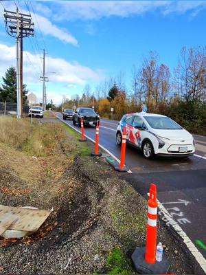 Draft from 11/12 flagging in Wilsonville Oregon!  #bluecollar #work #conehoe #trafficcontrol #flagger #fyp #career #job 