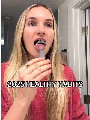 Healthy habits for 2025💚🌱 #healthandwellness #healthyhabits #holistichealth #holistichealing #oilpulling #tonguescraping #cyclesyncing #drybrushing #castoroilpacks #magnesium #wellnesstips #digestiontips #2025goals 